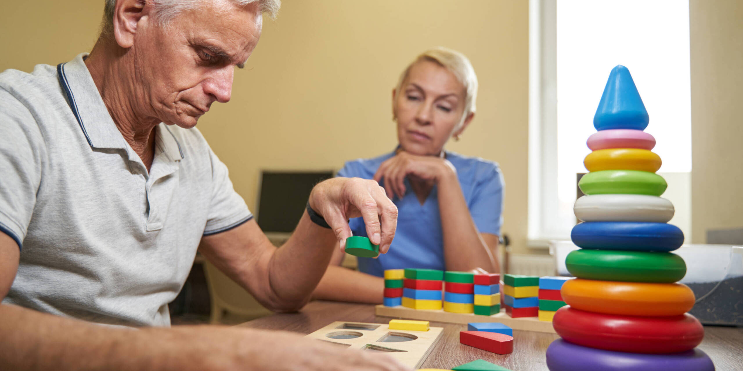 Occupational Therapy in Mental Health a patient is performing a task in occupational therapy in mental health practices